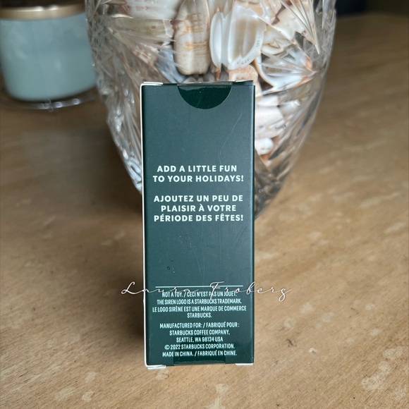 Starbucks Red Jeweled Keychain - Picture 2 of 3